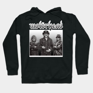 Motorhead Gradient White Hoodie